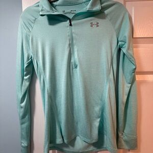Women Size Small Under Armour Aqua Quarter Zip Pullover
